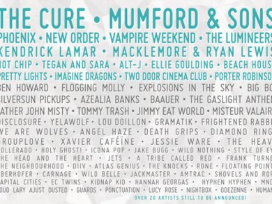 Osheaga 2013 Line Up