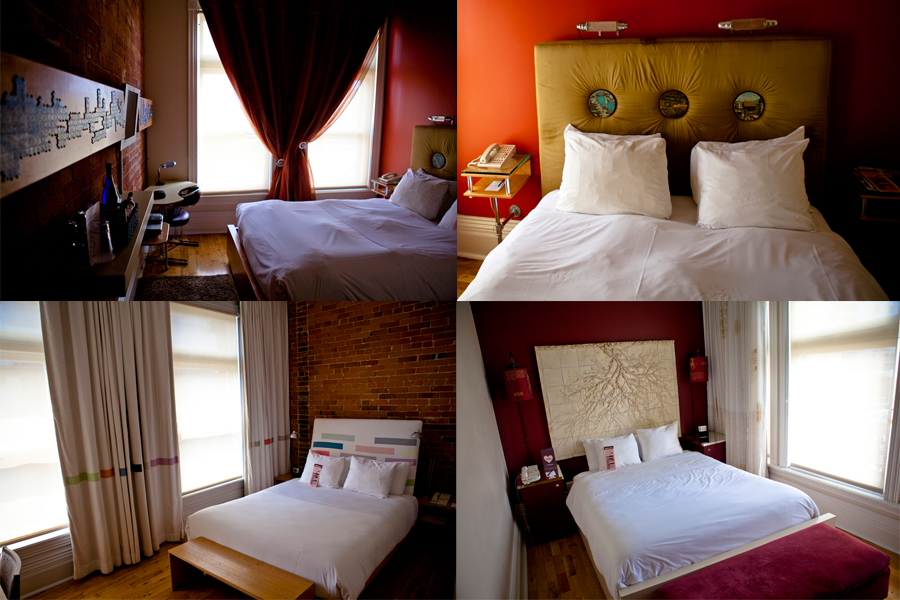 Rooms at the Gladstone Hotel