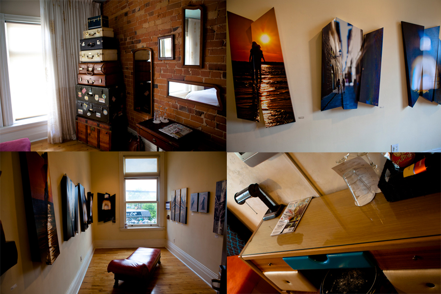 Art gallery at the Gladstone Hotel