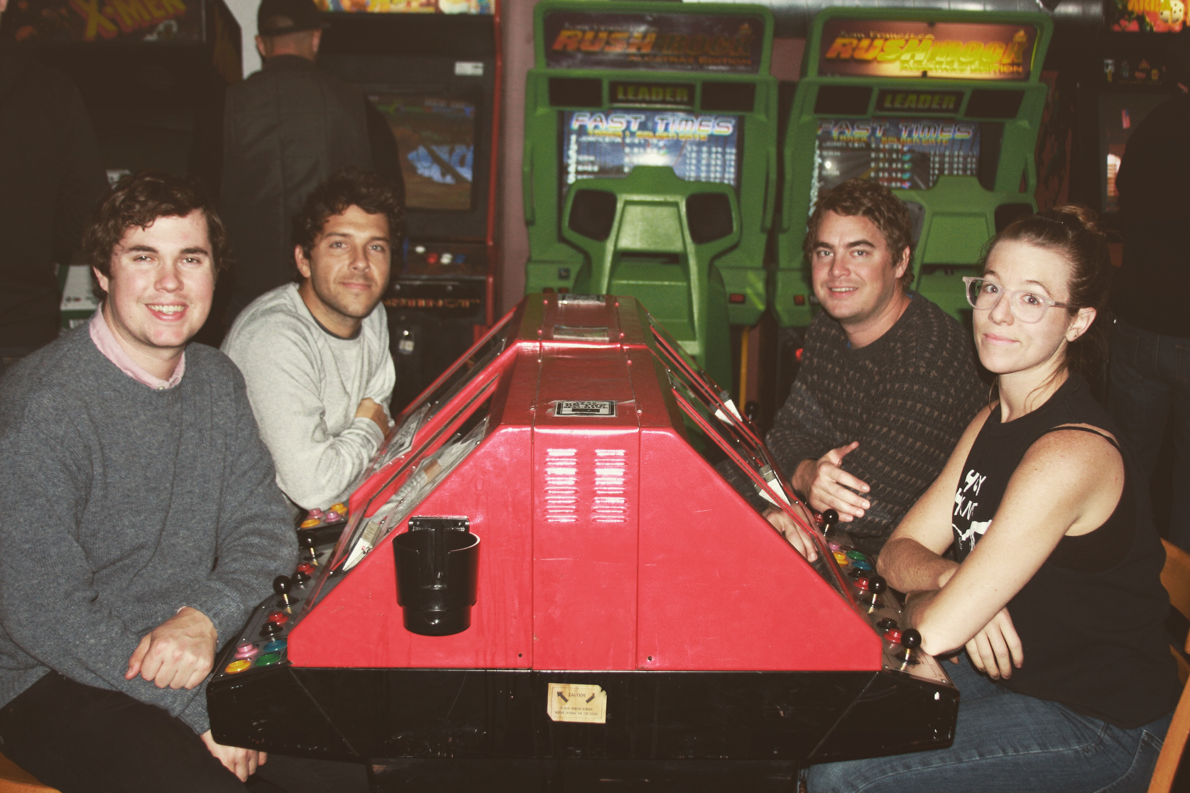 Band members from left to right: John Paul Pitts, Mike Mcleary, Tyler Schwarz, and Lindsey Mills.